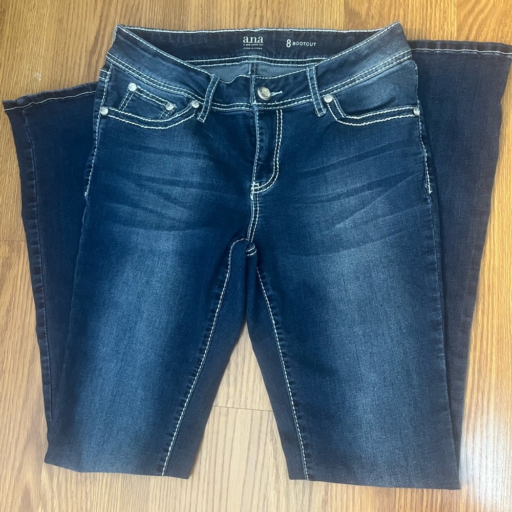 a.n.a Women's Indigo Boot Cut Jeans